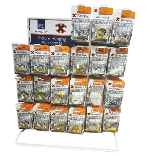 X - 21-Peg Stand Picture Hanging & Accessories Unit