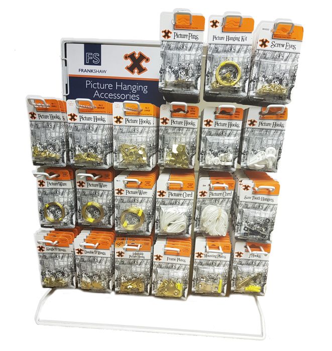 X - 21-Peg Stand Picture Hanging & Accessories Unit