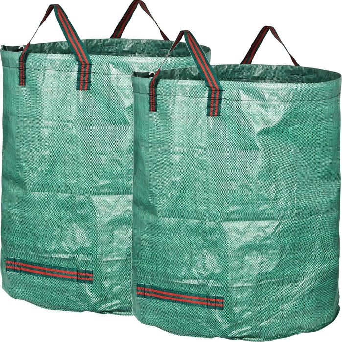 Large 270L Reusable Leaf & Garden Waste Bag – PP Woven, Tear-Resistant, Reinforced Handles