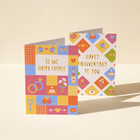 Patchwork Positivity Greetings Cards