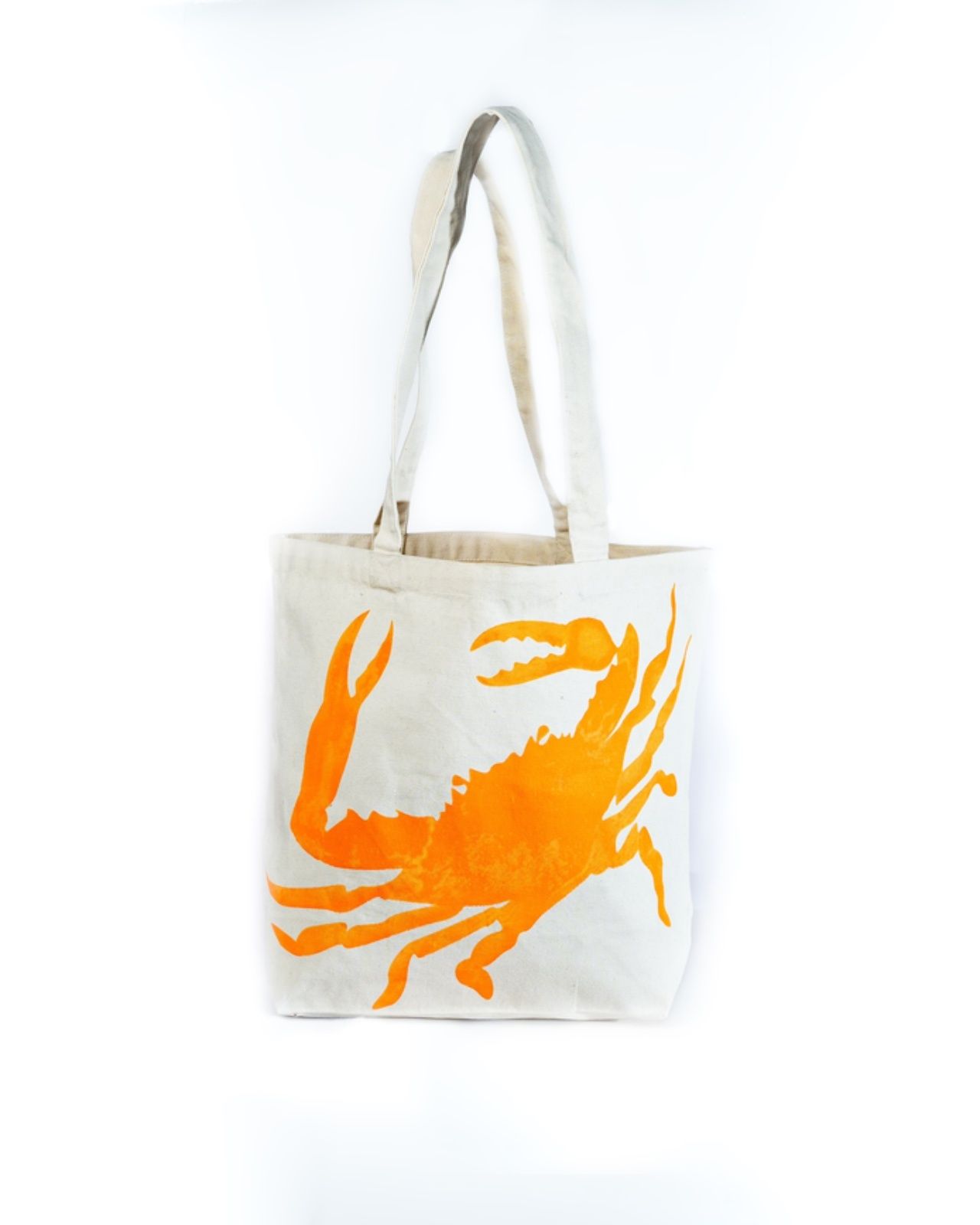 Orange Crab Canvas Tote bag