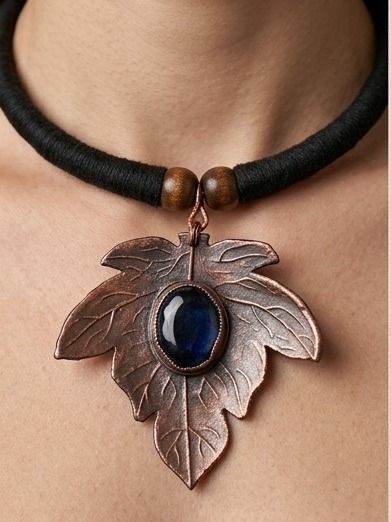 Copper Electroform on clay with Resin