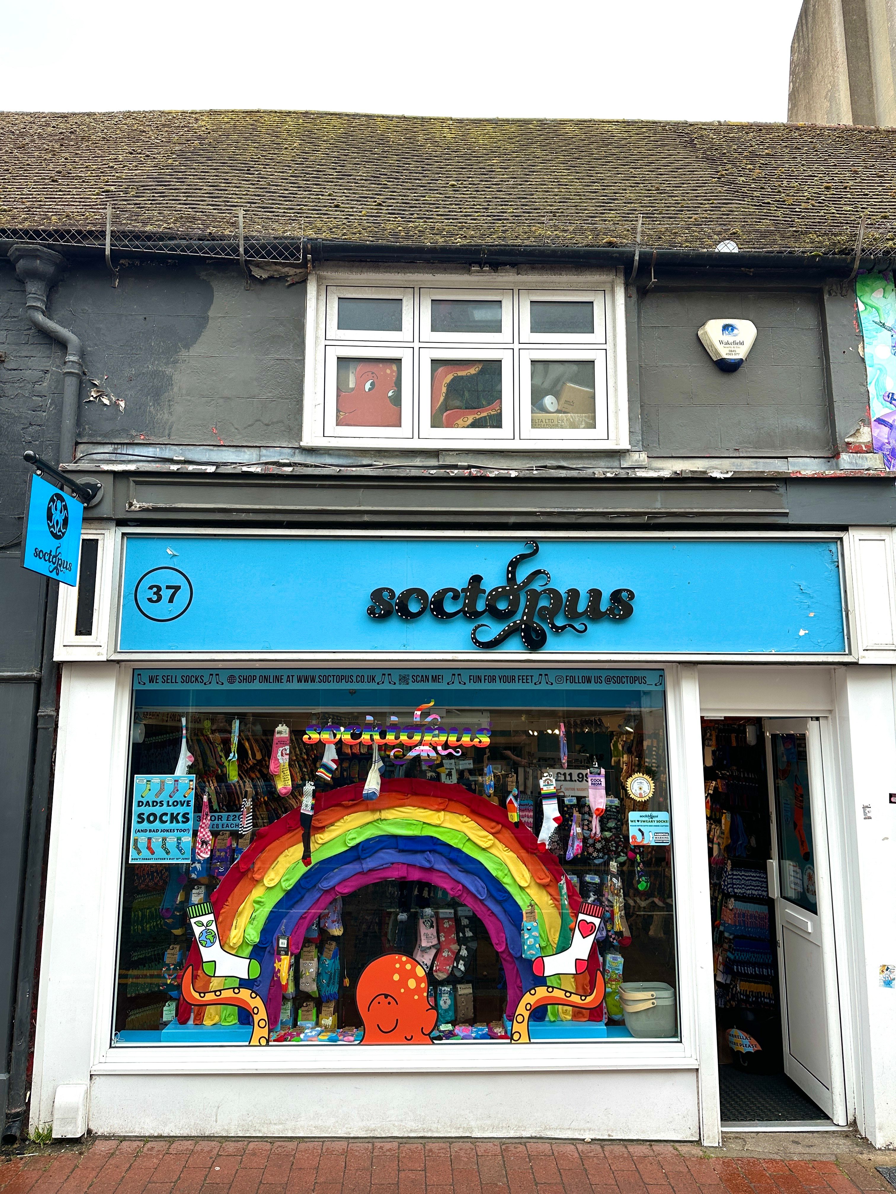 Brighton Socktopus Shop Tour