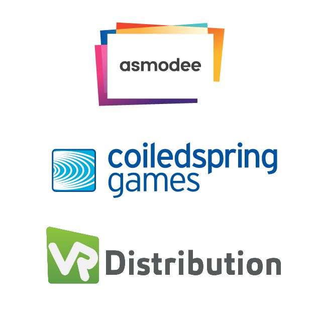 ASMODEE UK, COILEDSPRING GAMES AND VR DISTRIBUTION