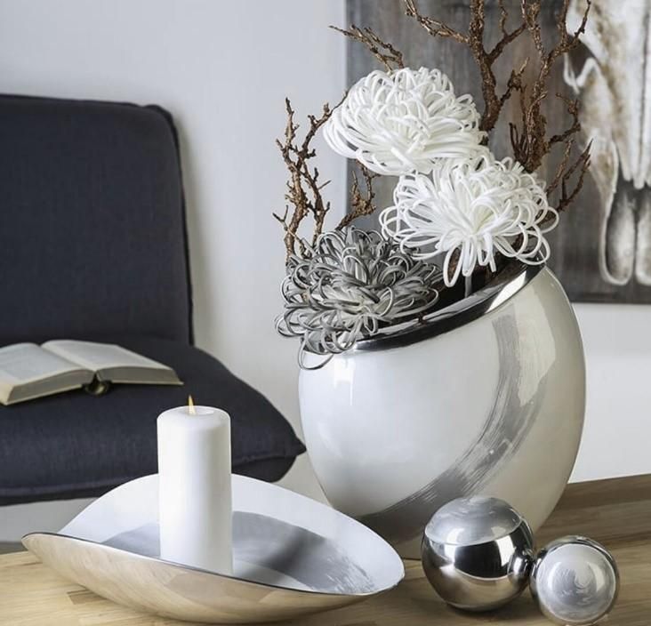 zinc home vase 