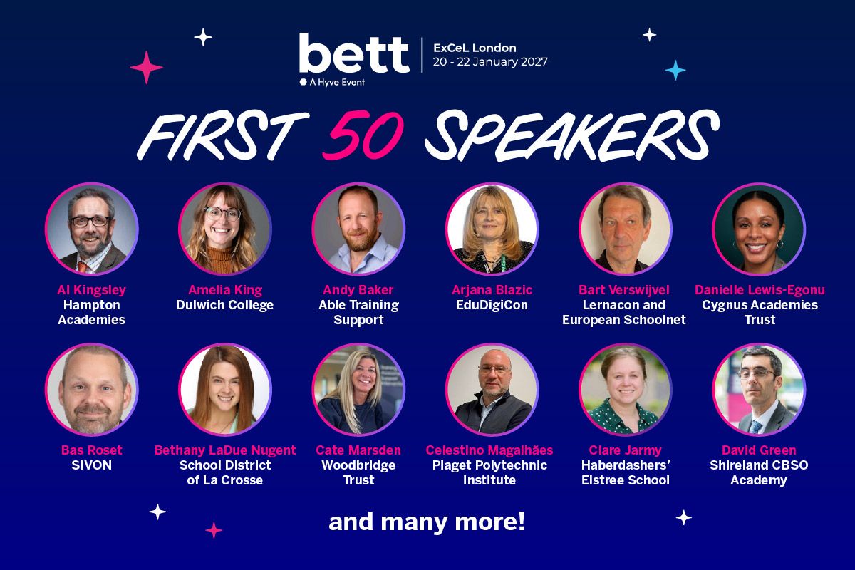 The first Bett UK 2027 sessions are here