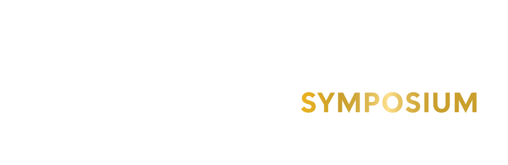 Logo van het ministerieel symposium