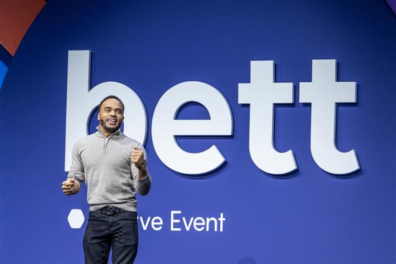 Nicholas Hamilton Giving Keynote Session at the Bett UK Arena Stage