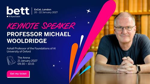 Professor Michael Wooldridge to headline Bett UK 2027 with keynote on the future of education and AI