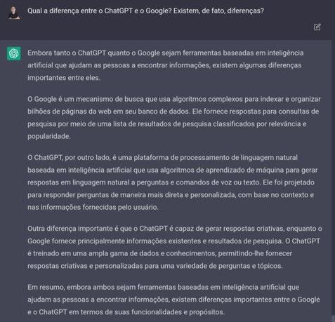 Google e ChatGPT