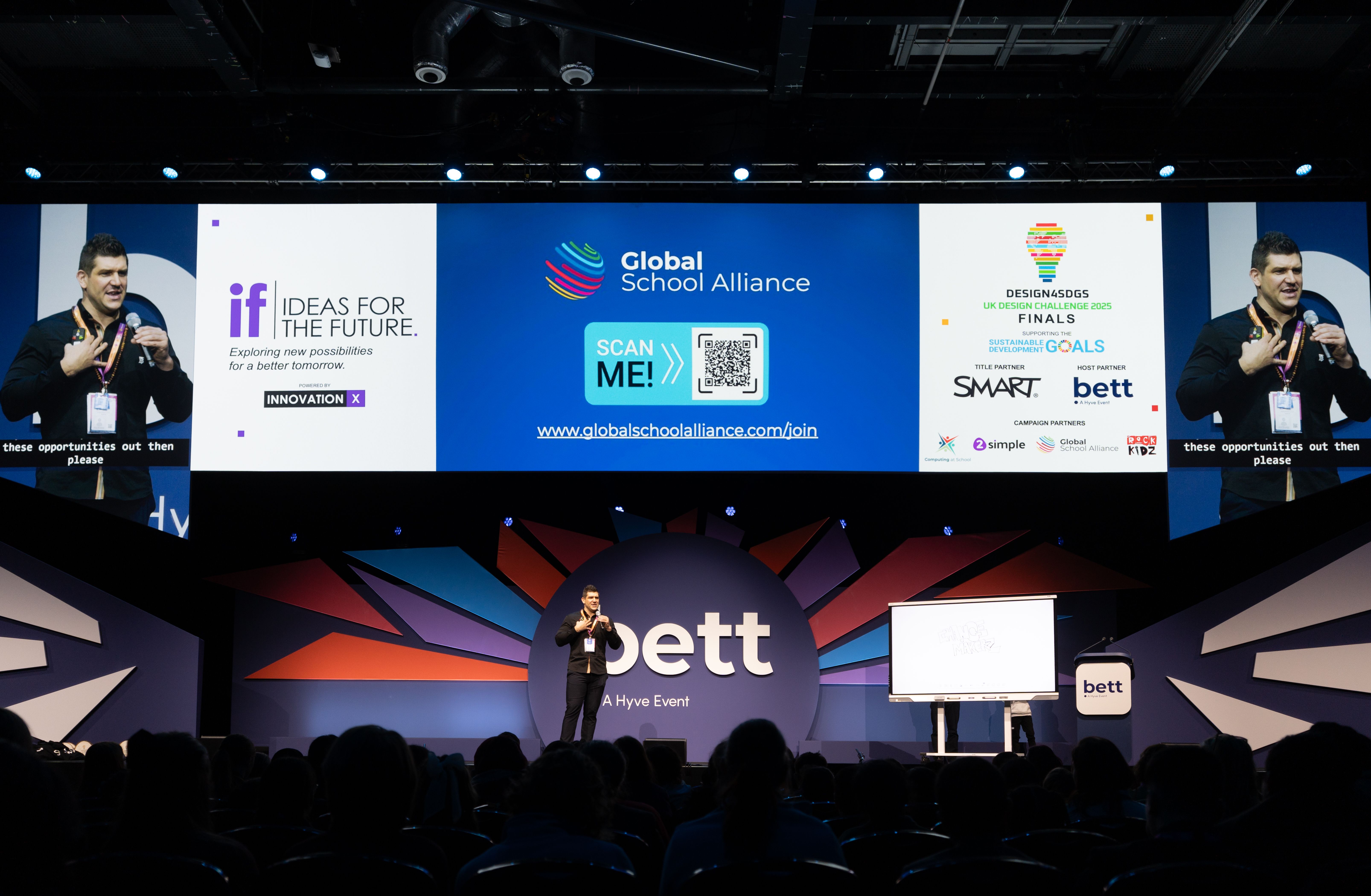 Auditório da Bett Show UK