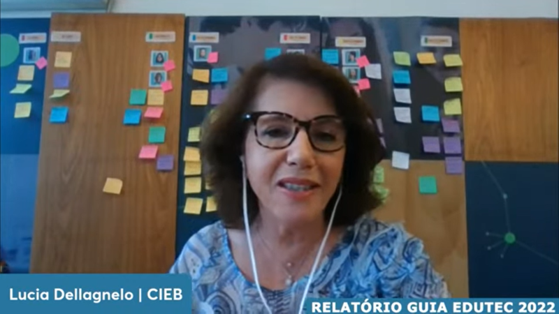 Diretora-presidente do CIEB falou sobre os principais resultados do Relatório Guia Edutec 2022