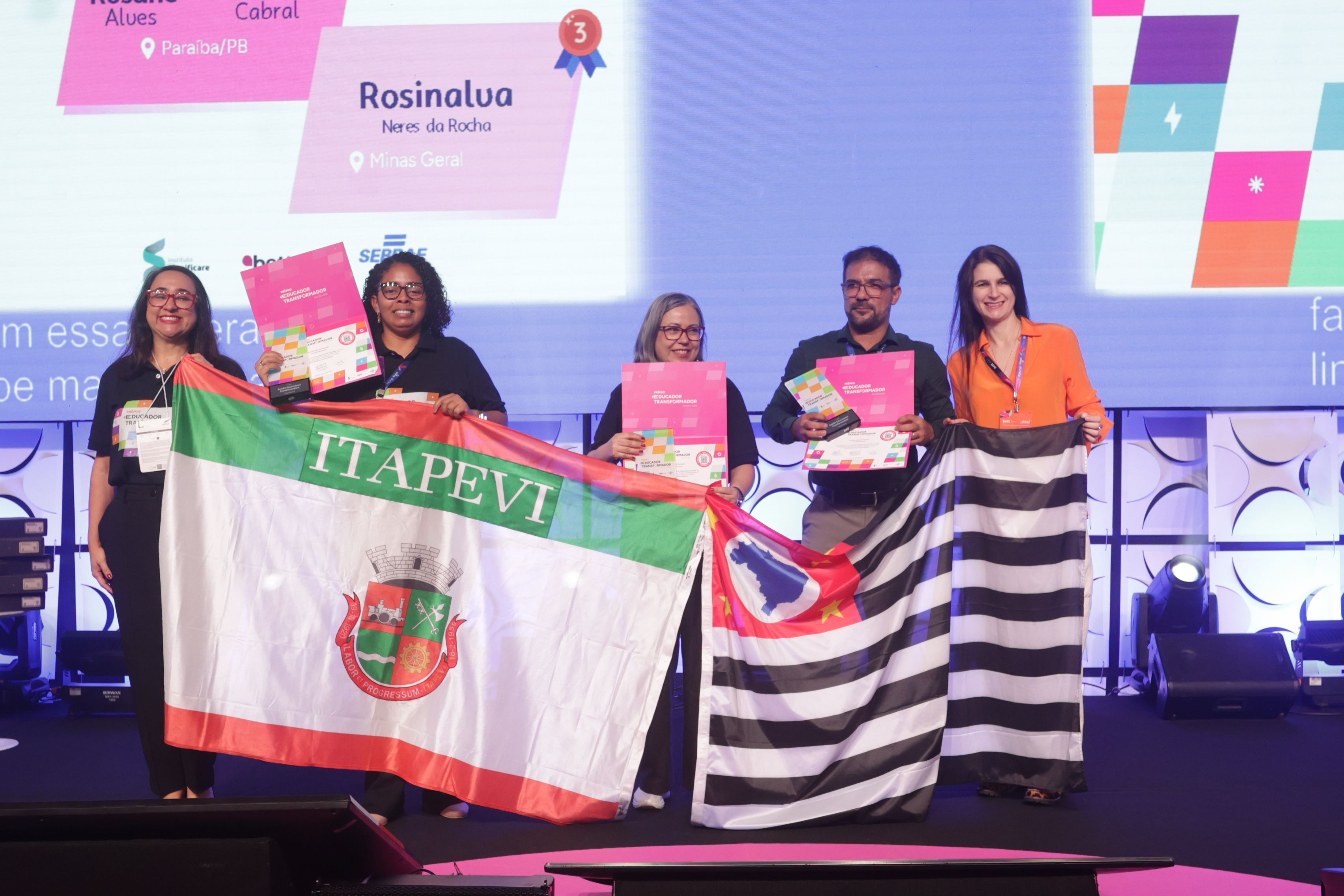 Vencedor do Pr&ecirc;mio Educador Transformador
