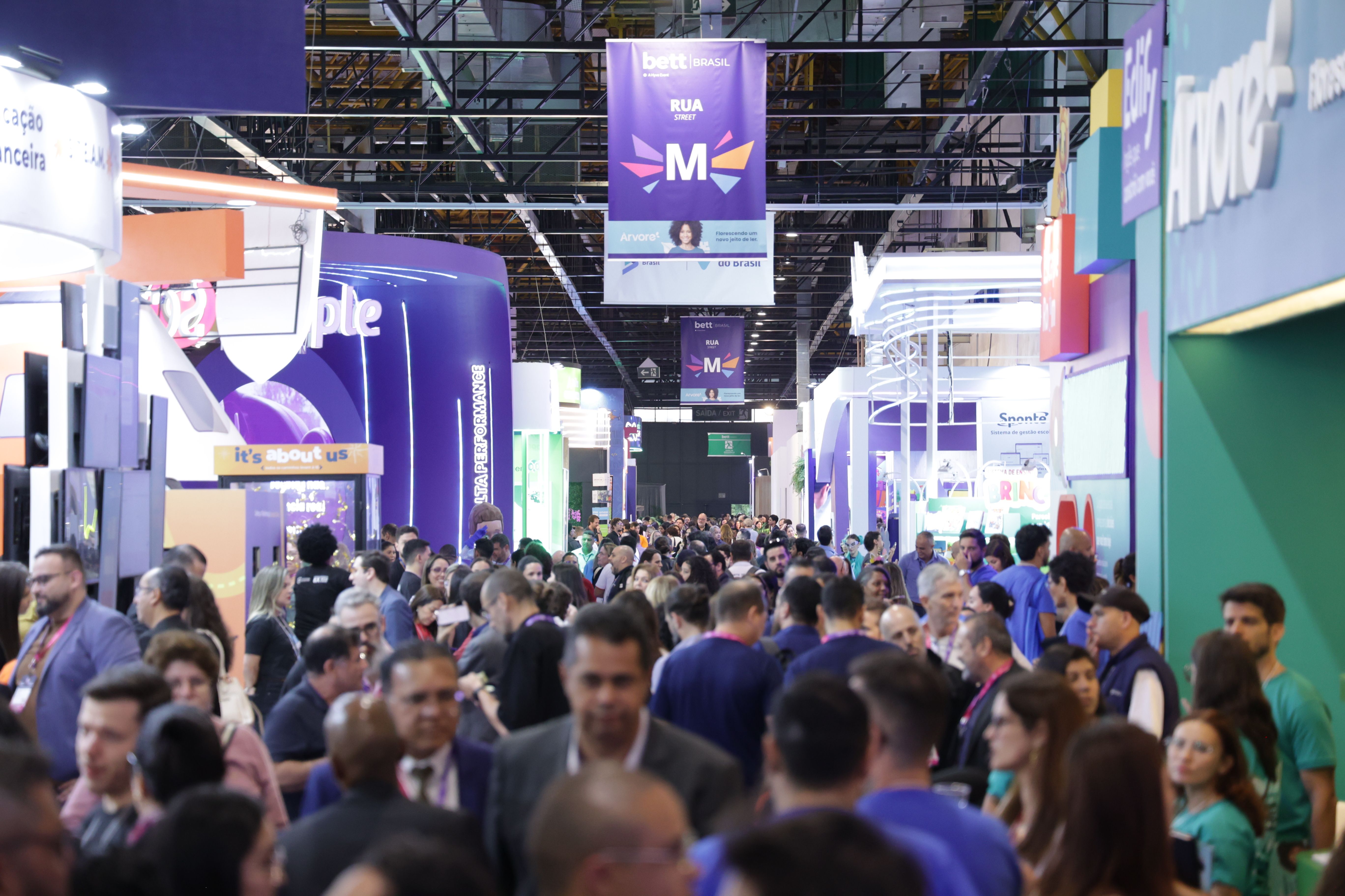 Área de exposição da Bett