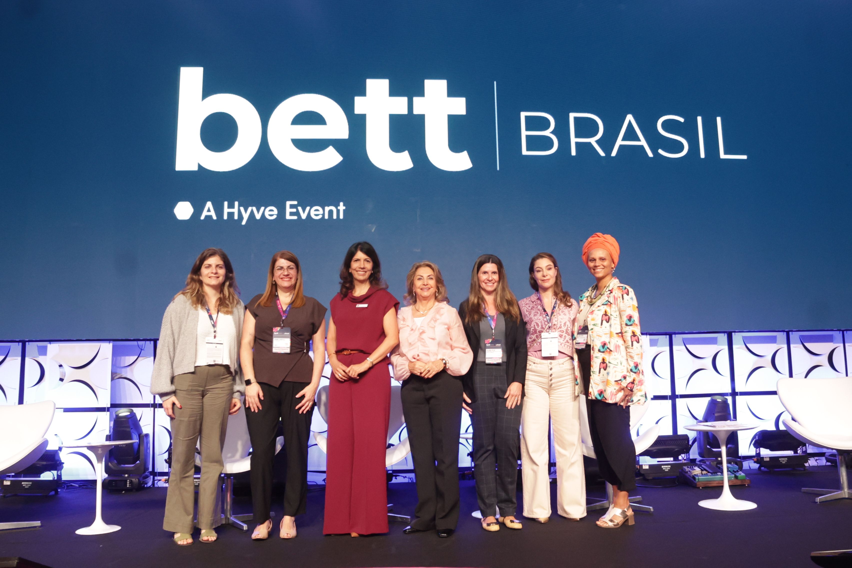 Painel de abertura da Bett Brasil