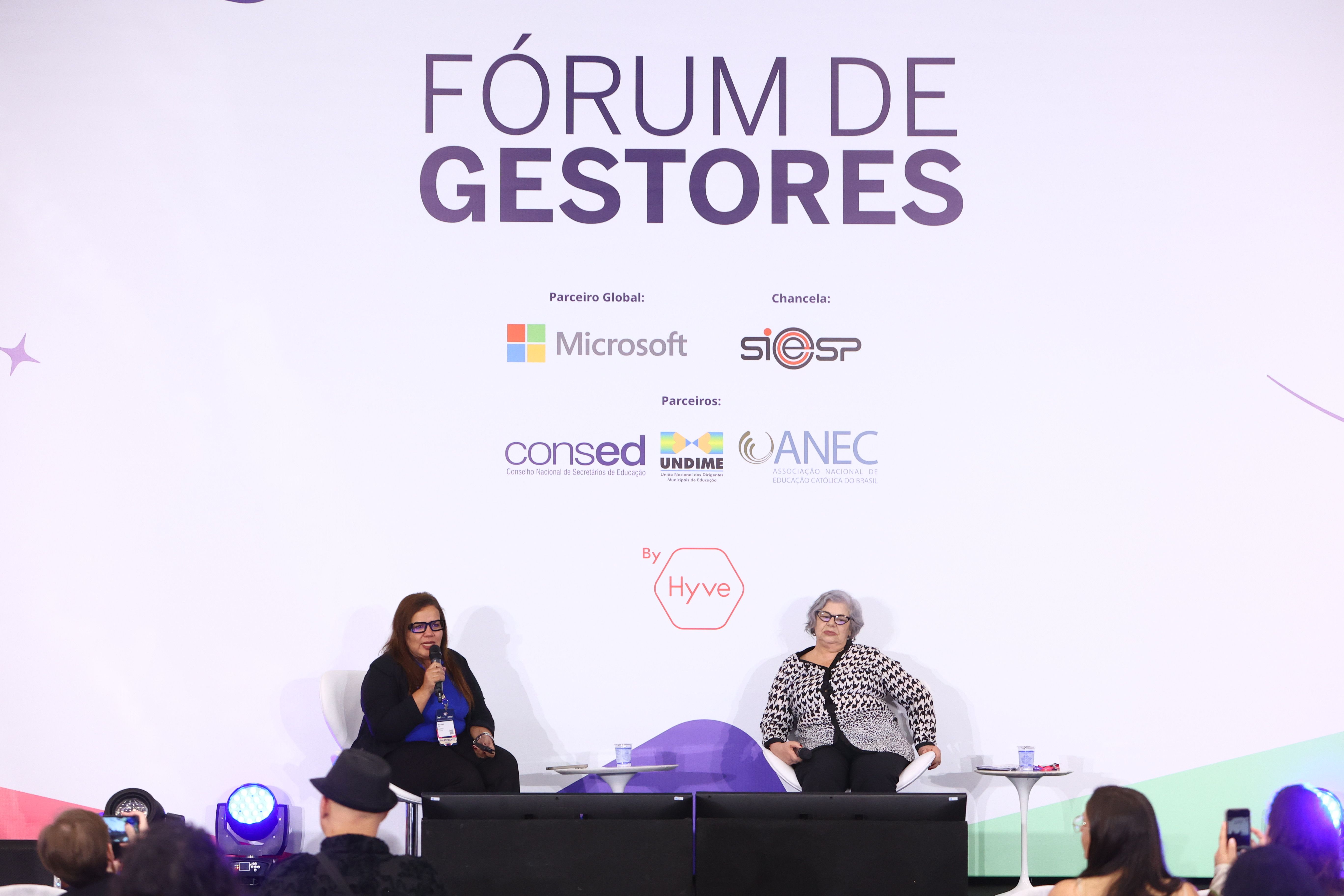 Saúde mental e bem-estar dos educadores foi um dos temas de destaque do Fórum de Gestores. Foto: Bett Brasil.