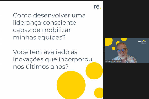 “&Eacute; preciso sonhar com um novo futuro educacional”, disse Xavier Aragay durante o Bett Meeting - F&oacute;rum de Gestores