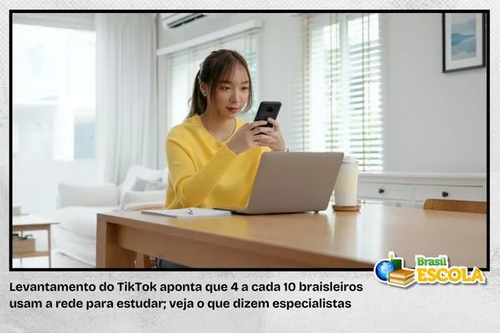 Levantamento do TikTok indica que 4 a cada 10 brasileiros utilizam a rede para estudar; saiba o que dizem especialistas