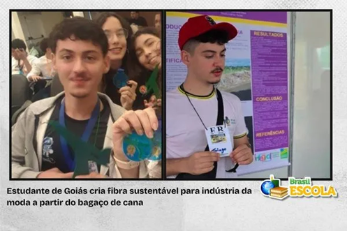 Estudante de Goiás cria fibra sustentável para indústria da moda a partir do bagaço de cana
