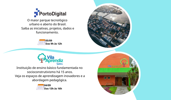 Jornada Bett Nordeste realizará visitas técnicas guiadas ao Porto Digital e à escola Vila Aprendiz