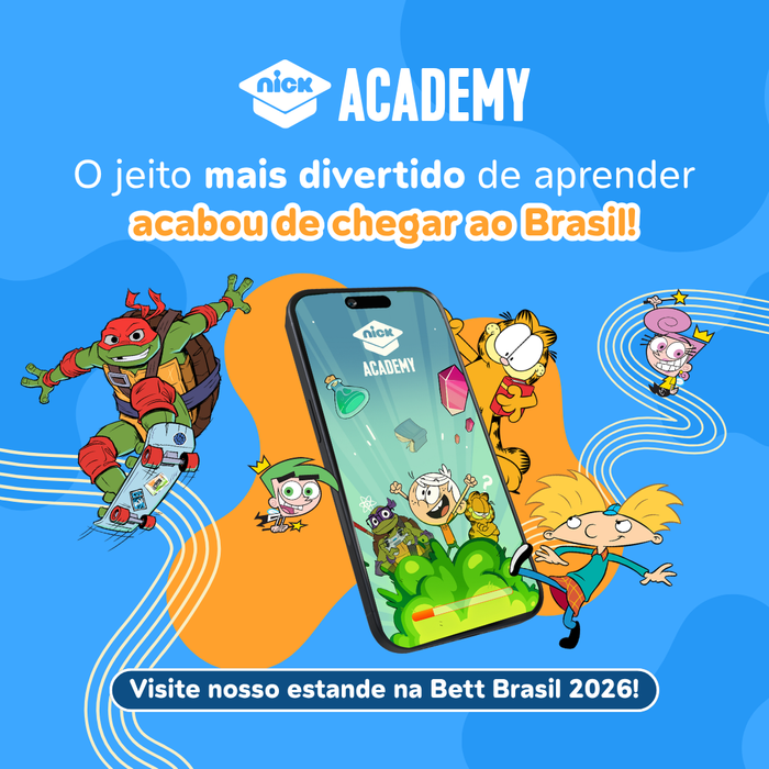 Nick Academy apresenta aprendizagem gamificada dentro do universo Nickelodeon