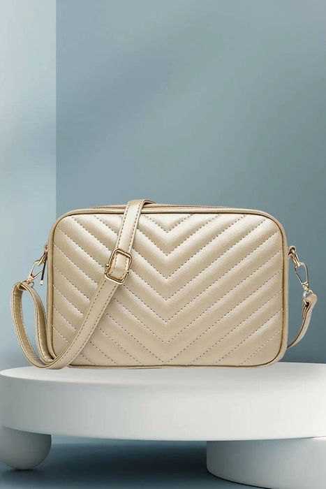 Women Zig zag zipper Cross Body Bag