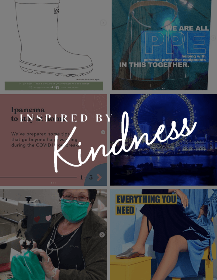 #InspiredByKindness: good news from the Moda community