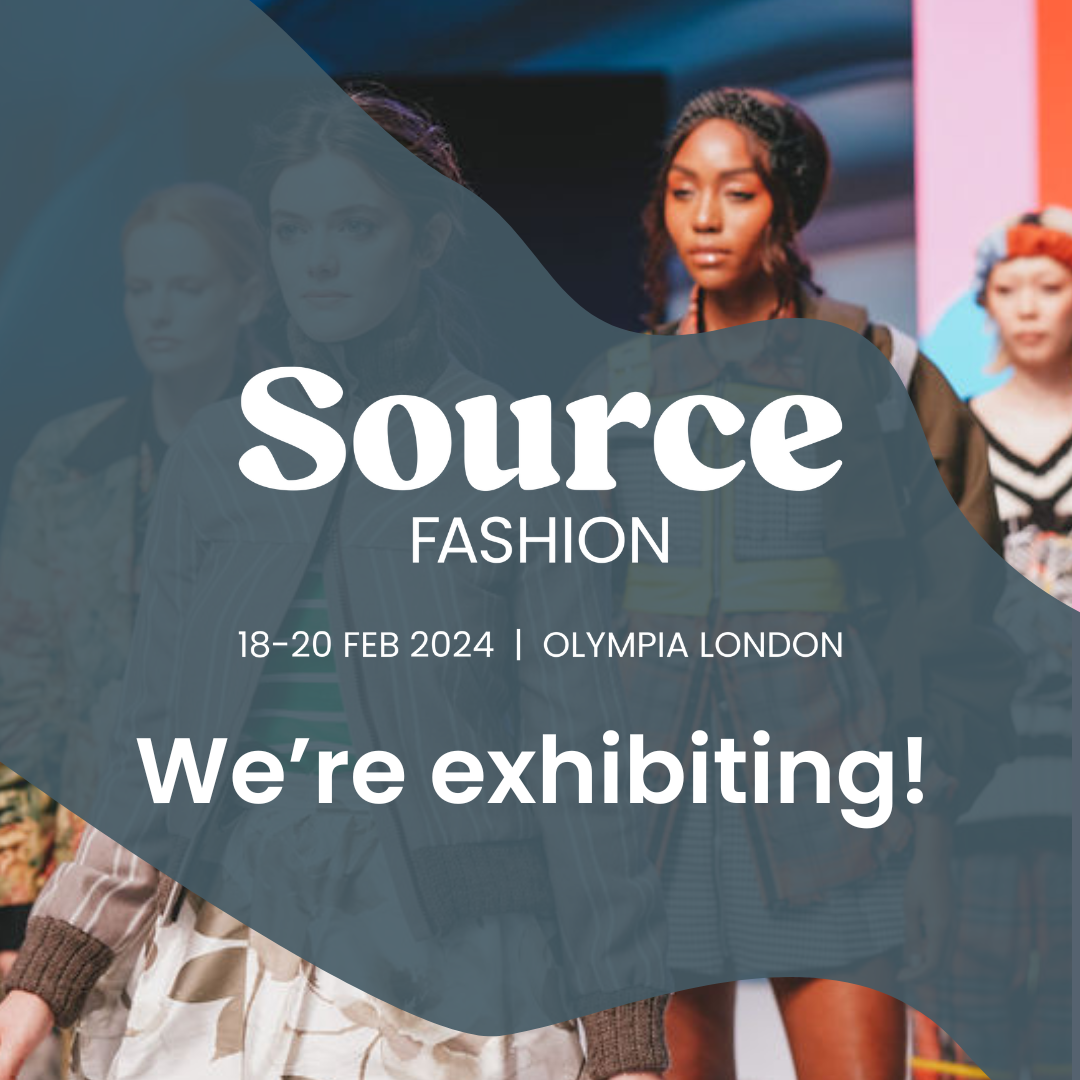 Source Fashion We're Exhibiting Marketing Banner