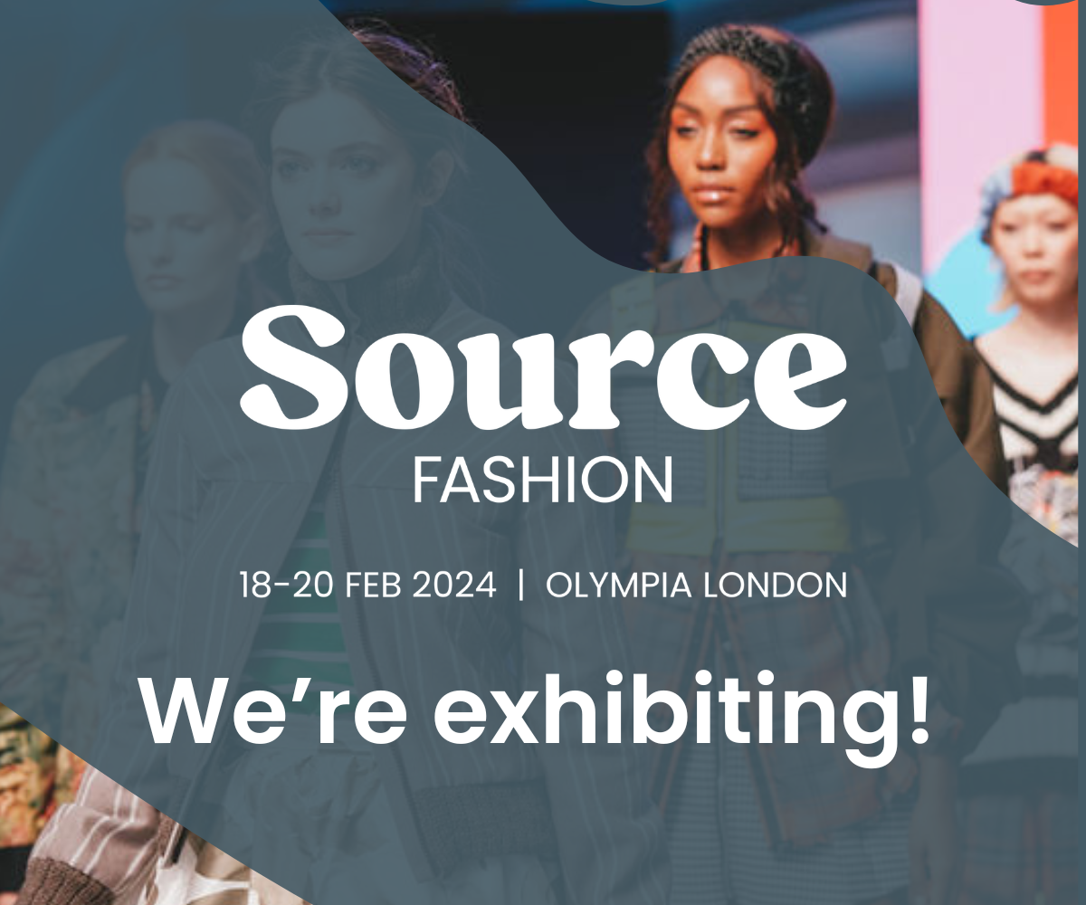 Source Fashion SS23 We're Exhibiting Banner