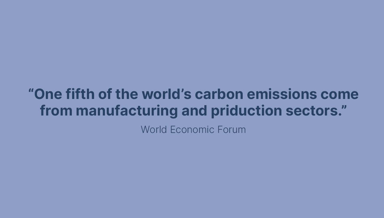 World Economic Forum Carbon Emissions Quote