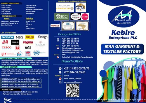 MAA Garment &Textiles Brochures