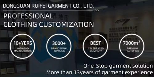 Ruifei Garment Marketing Purpose