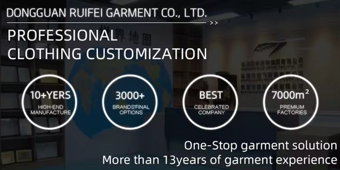 Ruifei Garment Marketing Purpose