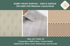 Dobby Weave Shirting – Subtle Surface Textures for Premium Casualwear