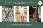 Cotton-Linen Fusion – Natural Blends with Soft Slubs & Breathable Weaves