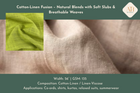 Cotton-Linen Fusion – Natural Blends with Soft Slubs & Breathable Weaves