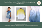 Reactive-Dyed Cotton – Vibrant Solids with Long-Lasting Color Fastness