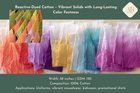 Reactive-Dyed Cotton – Vibrant Solids with Long-Lasting Color Fastness