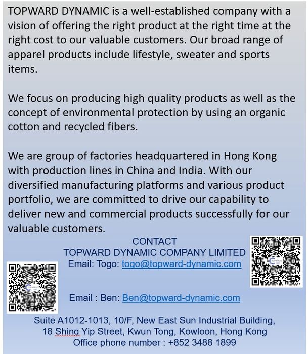 TOPWARD DYNAMIC COMPANY LIMITED