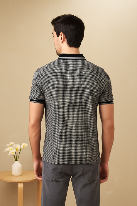 Men’s Jacquard Polo T-Shirt