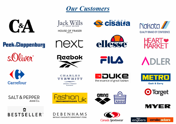 Our Customers and Credentials
