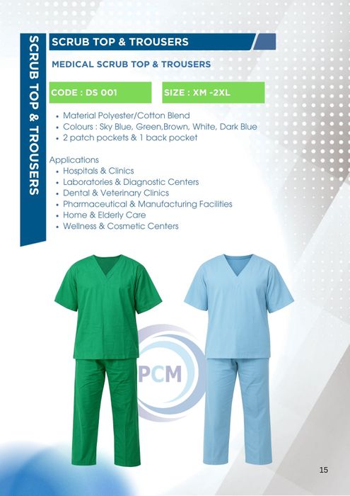 Scrub top & trousers