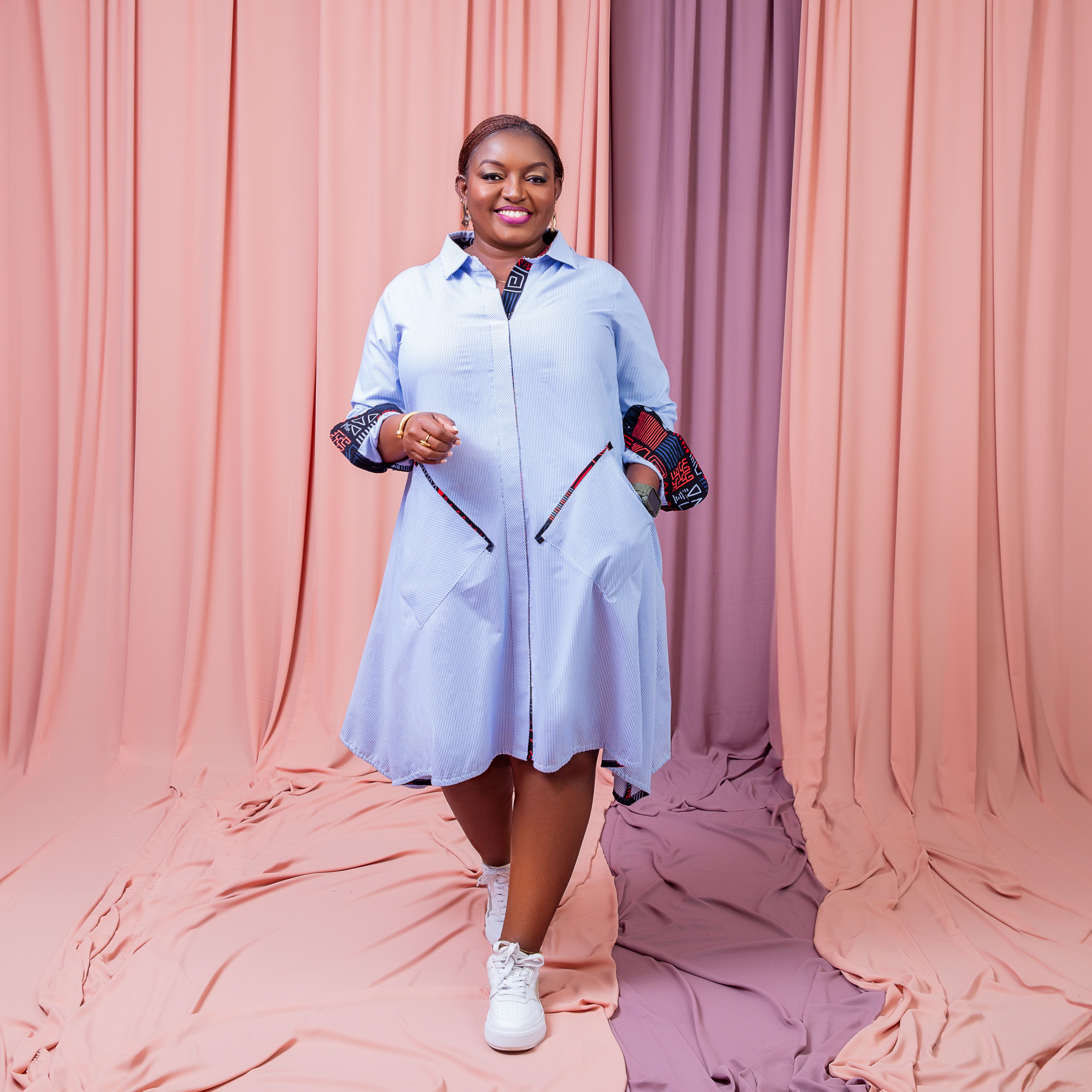 TERRI Asymmetrical Hem Dress