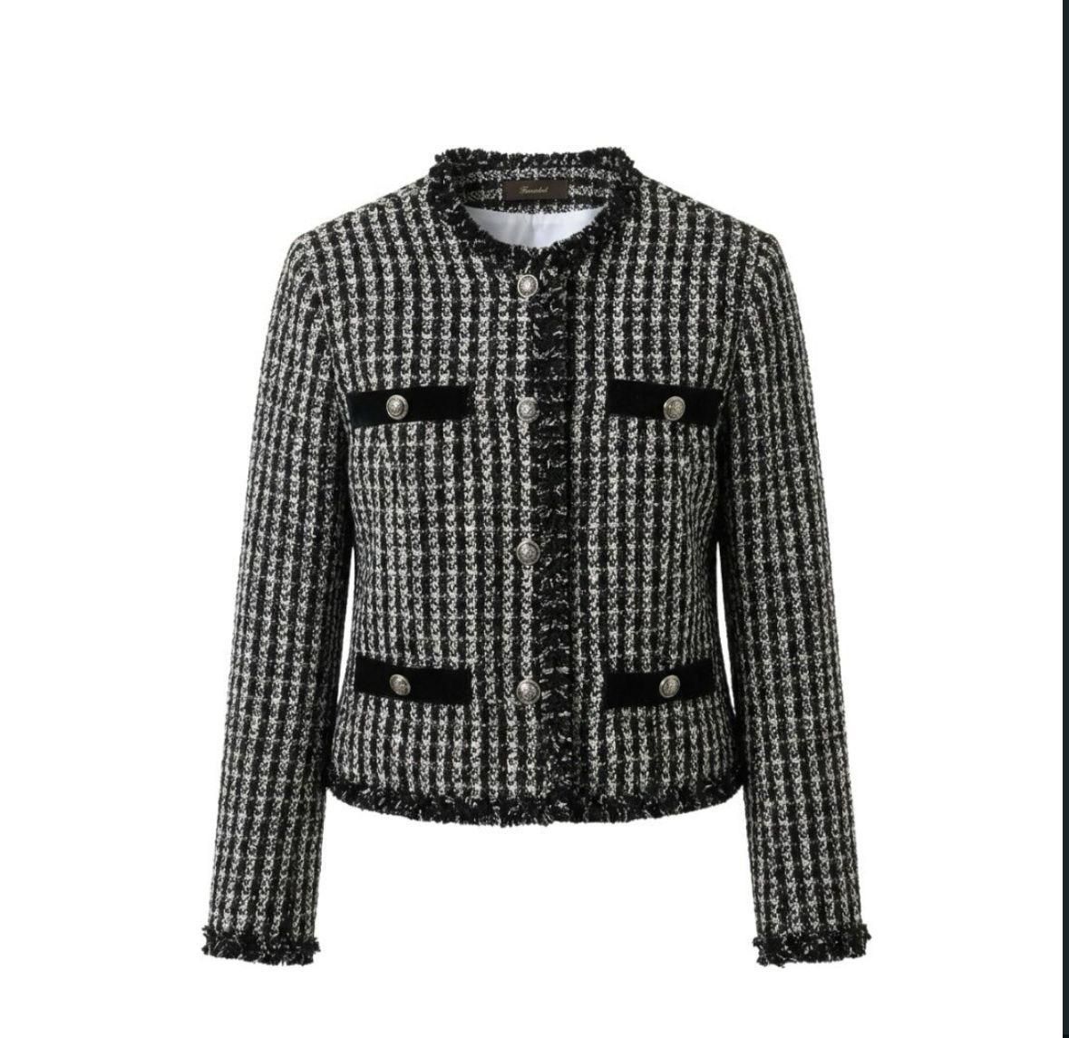 Multi Colored Tweed Jacket