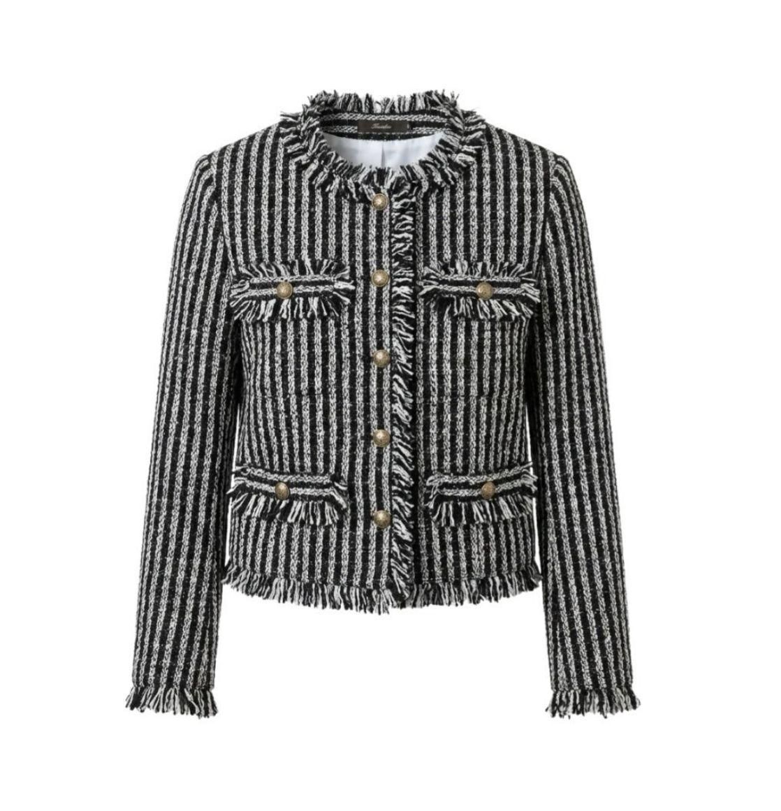 Multi Colored Tweed Jacket