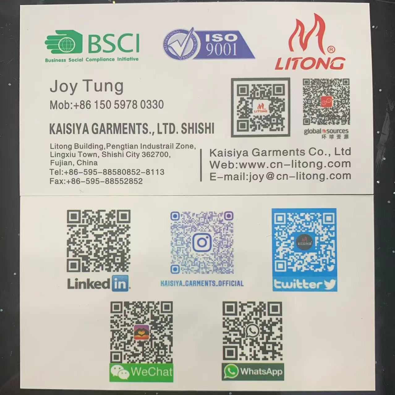 Kaisiya Garments Co.,Ltd Shishi