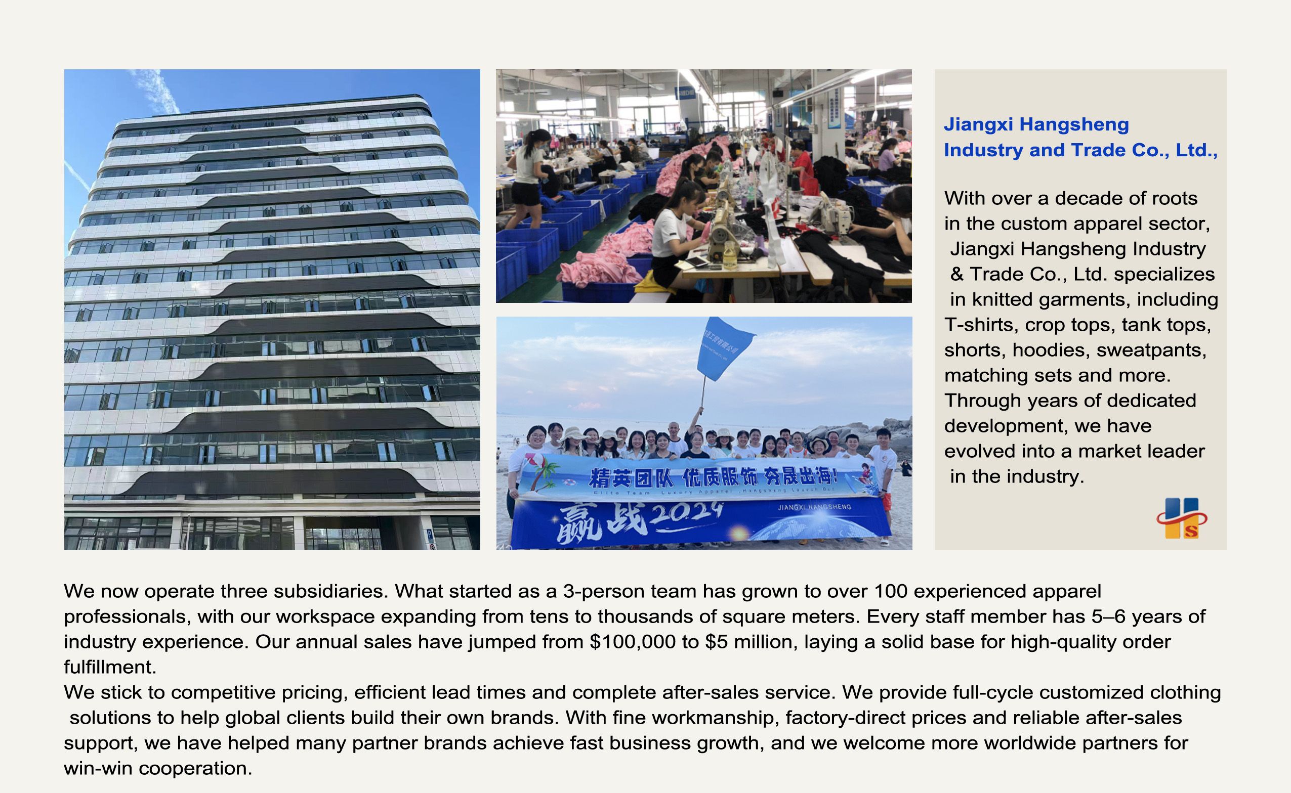 Jiangxi Hangsheng Industry and Trade Co.,Ltd.