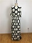 womens boho dress polka dots dresses v neck maxi dress bohemian style