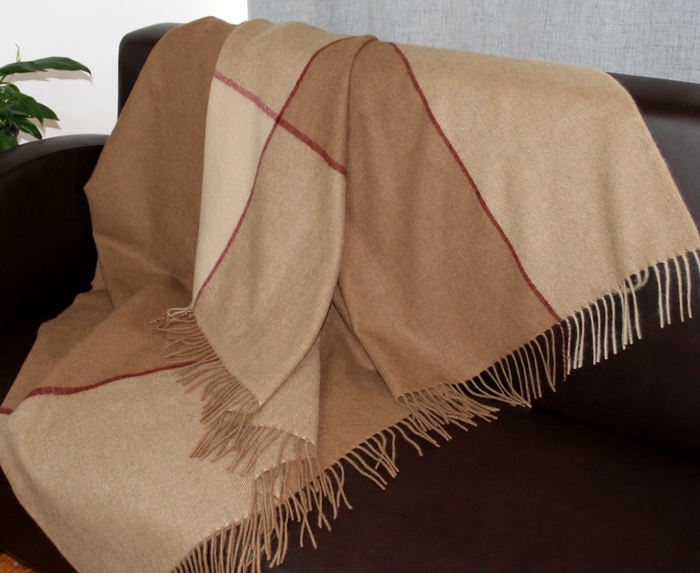 Mongolian Camel Wool Blanket