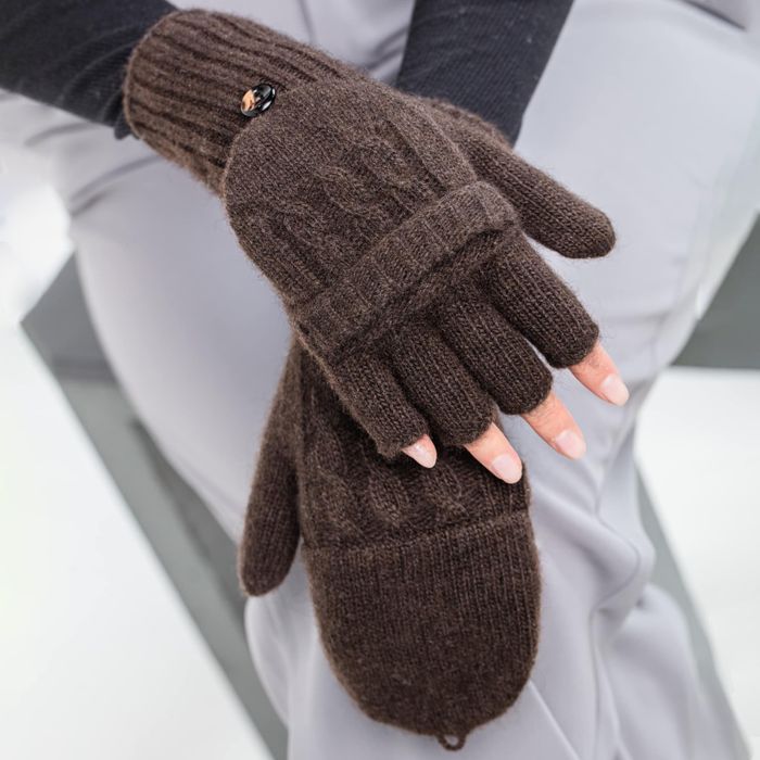 Convertible Mitten Mongolian Pure Yak Wool